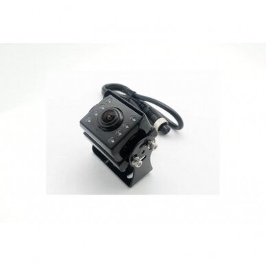Plataus kampo 160° MINI parkavimo kamera  AHD1080P 4PIN IP68 su IR LED 12V 5