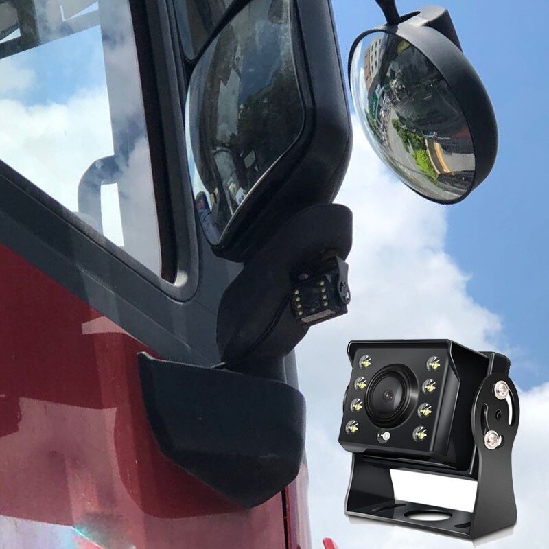 Plataus kampo 160° MINI parkavimo kamera  AHD1080P 4PIN IP68 su IR LED 12V 2
