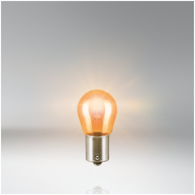PY21W OSRAM 7507 12V 21W geltona halogeninė lemputės 1