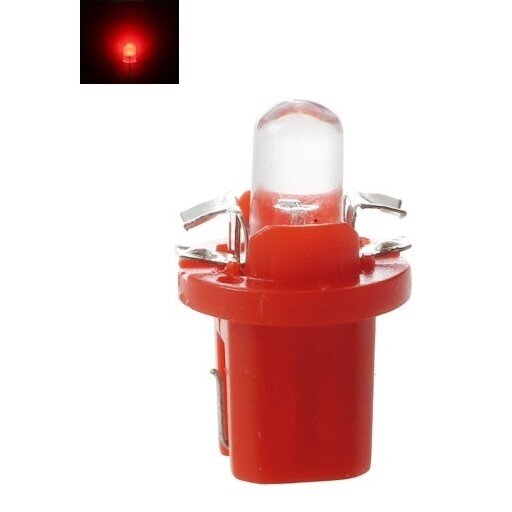 Raudona led B8.5D 1led smd spidometro, prietaisų skydelio lemputė Raudona led B8.5D 1led smd spidometro, prietaisų skydelio lemputė