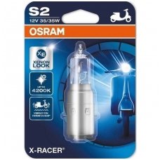 S2 OSRAM X- RACER 4200K +20% šviesos MOTO lemputė 64327XR-01B 4052899936607