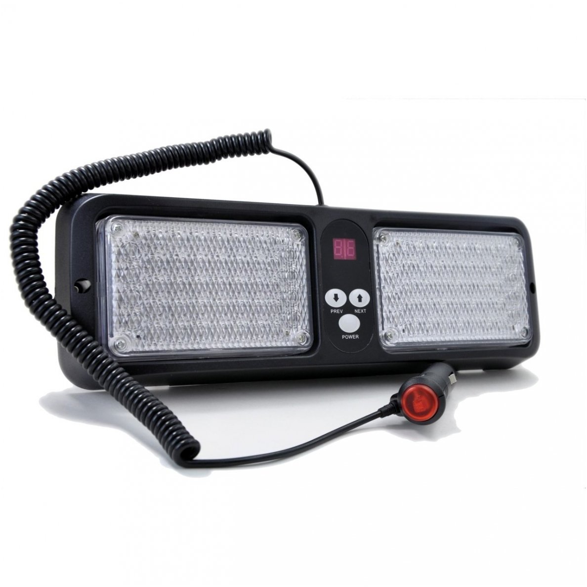 Saulės skydelio įspėjamasis LED švyturėlis raudonas mėlynas 4 Saulės skydelio įspėjamasis LED švyturėlis raudonas mėlynas 4