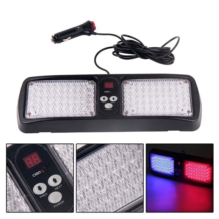 Saulės skydelio įspėjamasis LED švyturėlis raudonas mėlynas 9 Saulės skydelio įspėjamasis LED švyturėlis raudonas mėlynas 9