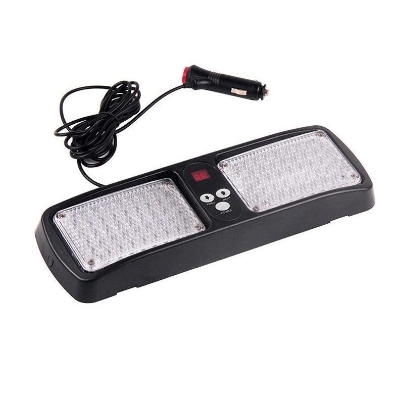 Saulės skydelio įspėjamasis LED švyturėlis raudonas mėlynas 5 Saulės skydelio įspėjamasis LED švyturėlis raudonas mėlynas 5