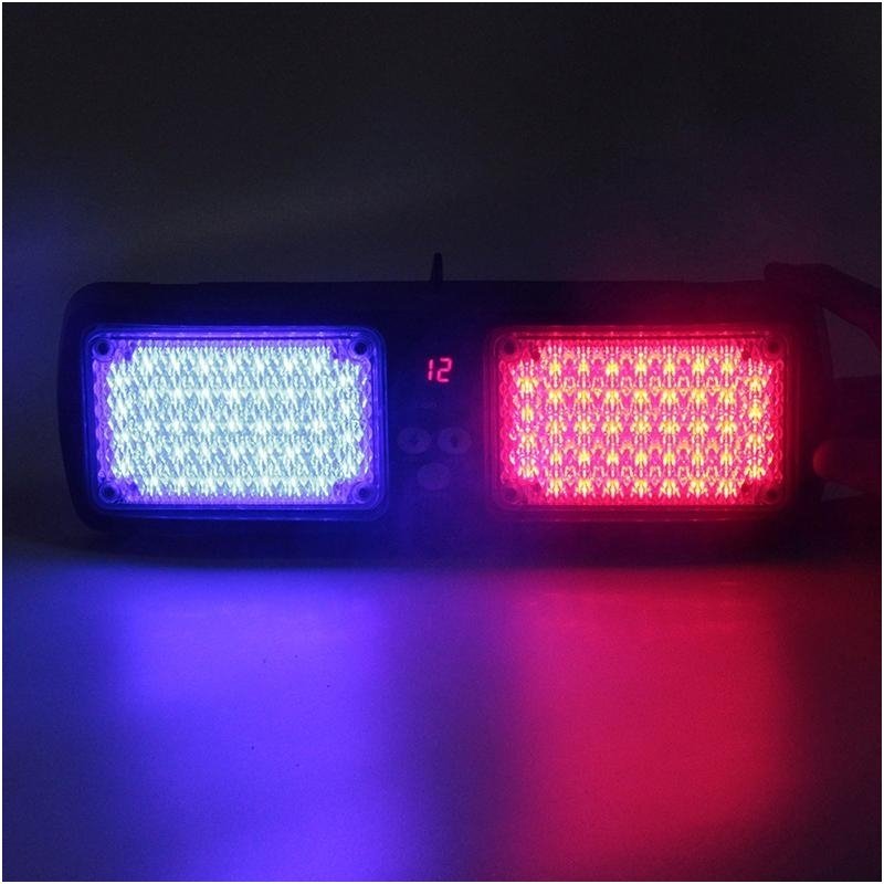 Saulės skydelio įspėjamasis LED švyturėlis raudonas mėlynas 1 Saulės skydelio įspėjamasis LED švyturėlis raudonas mėlynas 1