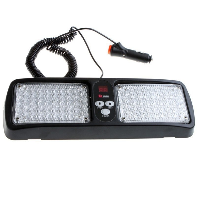 Saulės skydelio įspėjamasis LED švyturėlis raudonas mėlynas 3