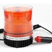 Įspėjamasis LED SMD oranžinis švyturėlis su magnetiniu padu 12V 3