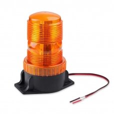 Sertifikuotas įspėjamasis LED 30SMD oranžinis švyturėlis prisukamas