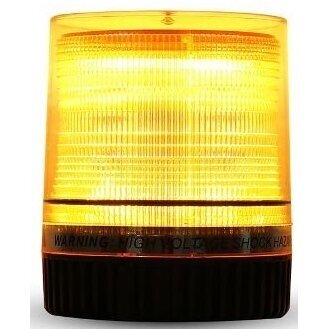 Įspėjamasis LED SMD oranžinis švyturėlis su magnetiniu padu 12V 1