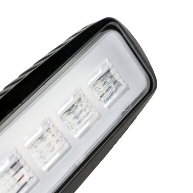 Sertifikuotas atbulinės pavaros LED žibintas AR00 E9 22162, 18W, 9-32V, 6 LED 14