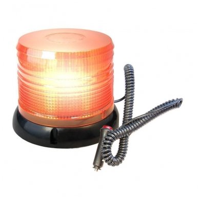 Sertifikuotas įspėjamasis LED 60SMD oranžinis švyturėlis su magnetiniu padu 2