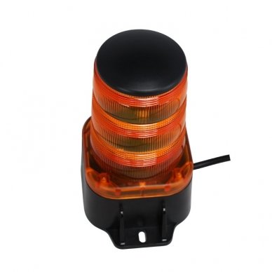 Sertifikuotas įspėjamasis "Osram LED" 24 SMD ECE E9 R65 R10 oranžinis švyturėlis prisukamas 13