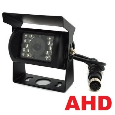Sunkvežimių parkavimo kamera AHD1080P 4PIN IP68 su IR LED 12V Sunkvežimių parkavimo kamera AHD1080P 4PIN IP68 su IR LED 12V