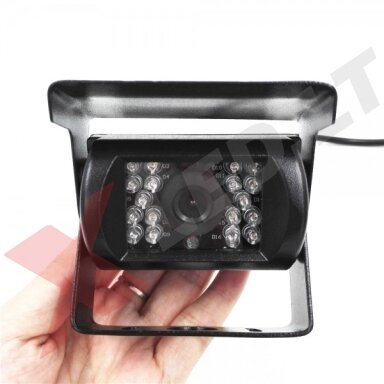 Sunkvežimių parkavimo kamera HD RCA IP67 su IR LED naktiniu matymu 12/24V Sunkvežimių parkavimo kamera HD RCA IP67 su IR LED naktiniu matymu 12/24V