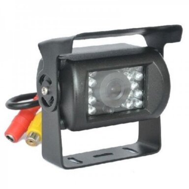 Sunkvežimių parkavimo kamera HD RCA IP67 su IR LED naktiniu matymu 12/24V Sunkvežimių parkavimo kamera HD RCA IP67 su IR LED naktiniu matymu 12/24V