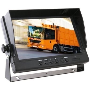 Spec. technikos HD LCD 9.0 colių monitorius 4 kanalų RCA 12V-24V U-tvirtinimas Spec. technikos HD LCD 9.0 colių monitorius 4 kanalų RCA 12V-24V U-tvirtinimas