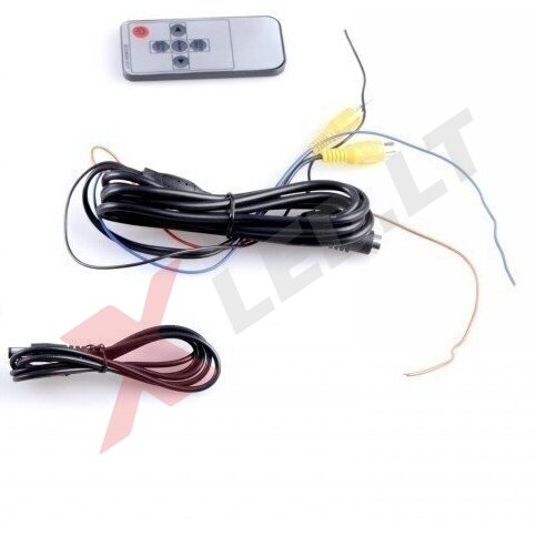 Spec. technikos HD LCD 7 colių monitorius 4 kanalų RCA 12V-24V U-tvirtinimas 9