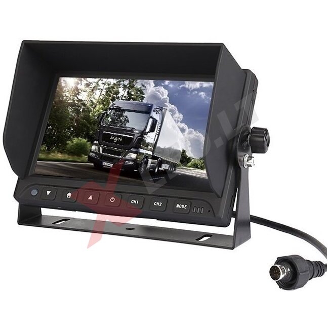 Spec. technikos HD LCD 7 colių monitorius 4 kanalų RCA 12V-24V U-tvirtinimas Spec. technikos HD LCD 7 colių monitorius 4 kanalų RCA 12V-24V U-tvirtinimas