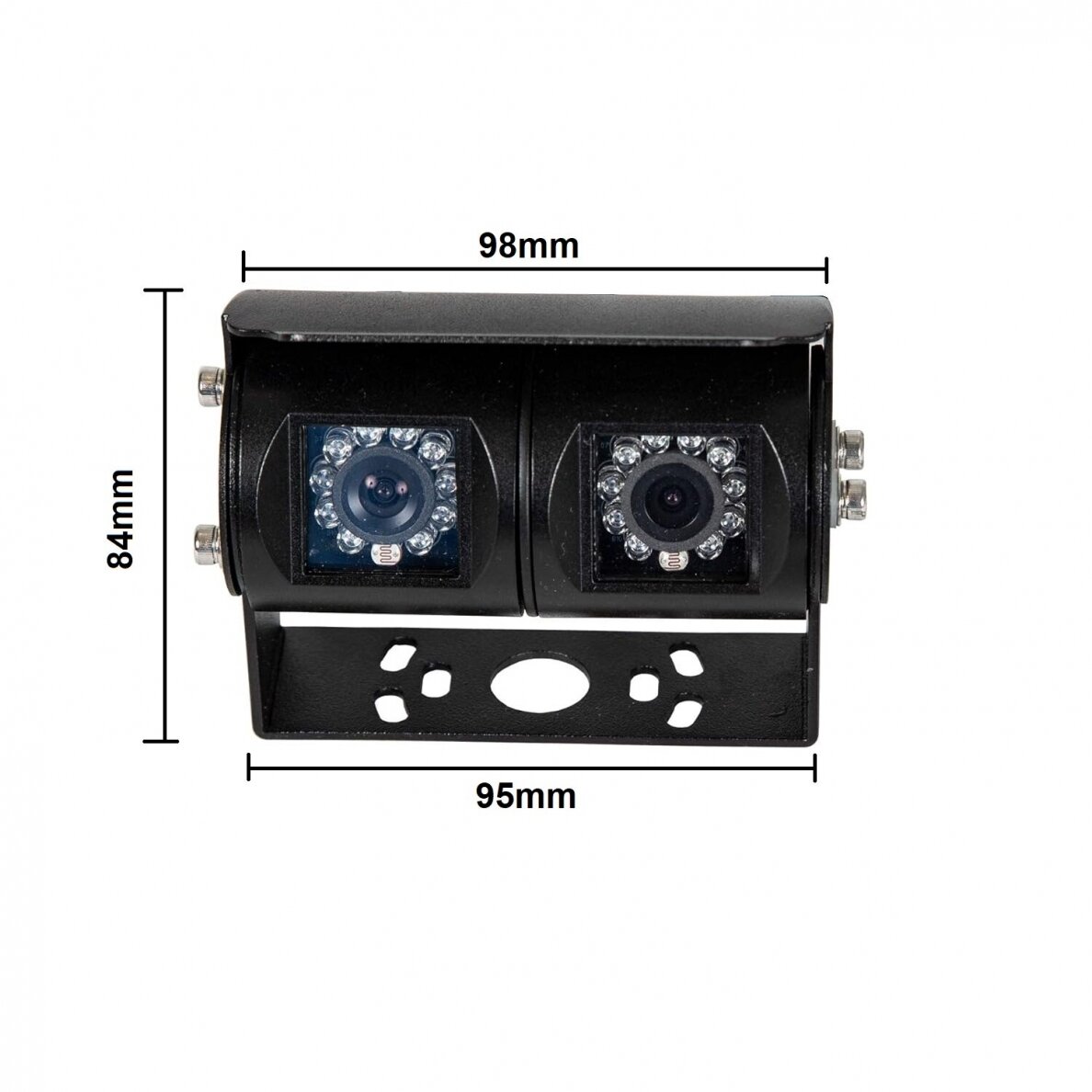 Dviguba parkavimo kamera AHD1080P 4PIN IP68 su IR LED 12V 6 Dviguba parkavimo kamera AHD1080P 4PIN IP68 su IR LED 12V 6