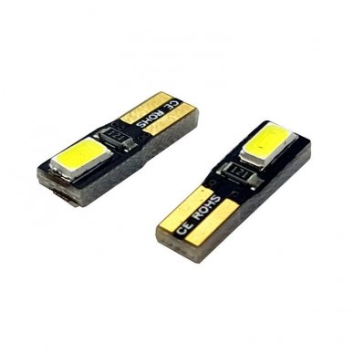 T5 W2W LED CAN BUS 2 SMD lemputė 2 T5 W2W LED CAN BUS 2 SMD lemputė 2