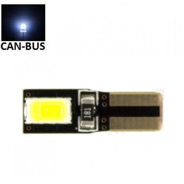 T5 W2W LED CAN BUS 2 SMD lemputė T5 W2W LED CAN BUS 2 SMD lemputė
