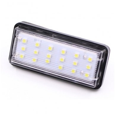 Sertifikuotas TOYOTA LED numerio apšvietimas Land Cruiser 2 Sertifikuotas TOYOTA LED numerio apšvietimas Land Cruiser 2