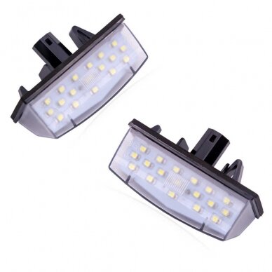 TOYOTA Prius zvw30 Sertifikuotas LED numerio apšvietimas 2009-2015m 4