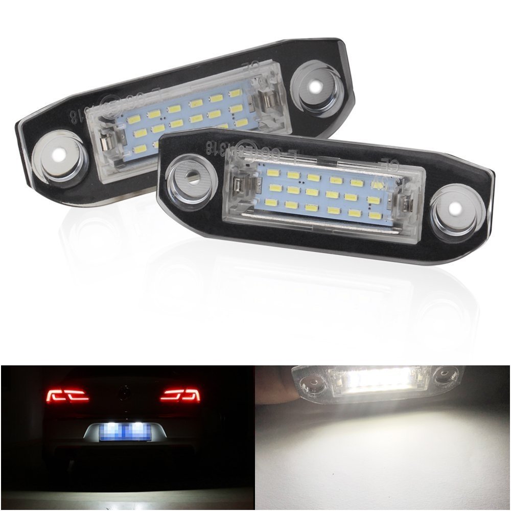 VOLVO Sertifikuotas LED numerio apšvietimas C30 C70 S40 S60 S80 V50 V60 V70 XC60 XC70 XC90 3