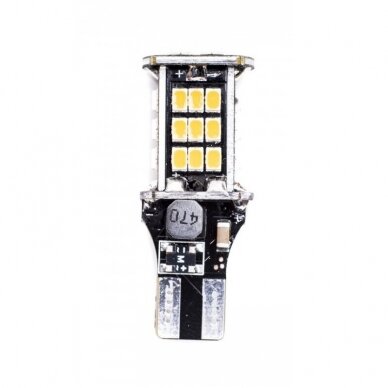 W16W - T15 30 SMD LED lemputė balta į atbulinį W16W - T15 30 SMD LED lemputė balta į atbulinį