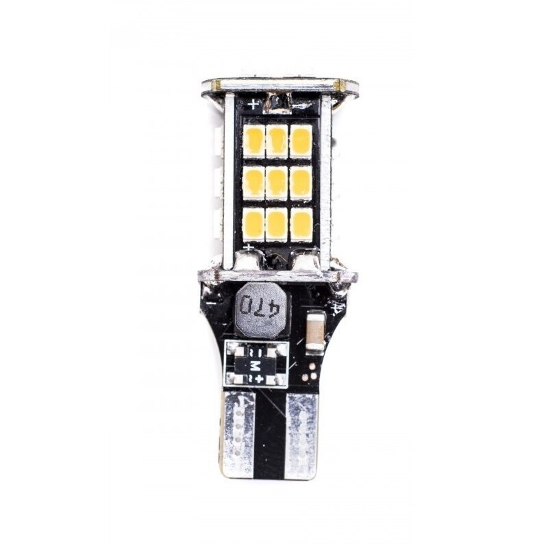 W16W - T15 30 SMD LED lemputė balta į atbulinį