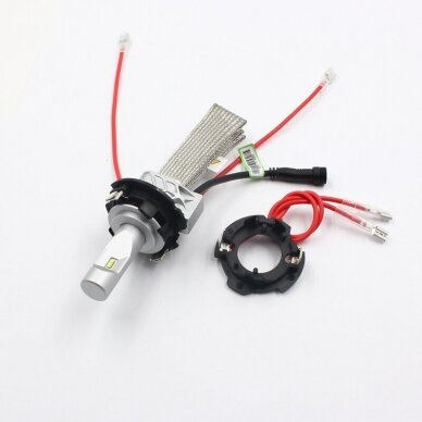 LED Xenon H7 lemputės adapteris - montavimo lizdas VW Golf, Jetta, Touran ir kitiems 1