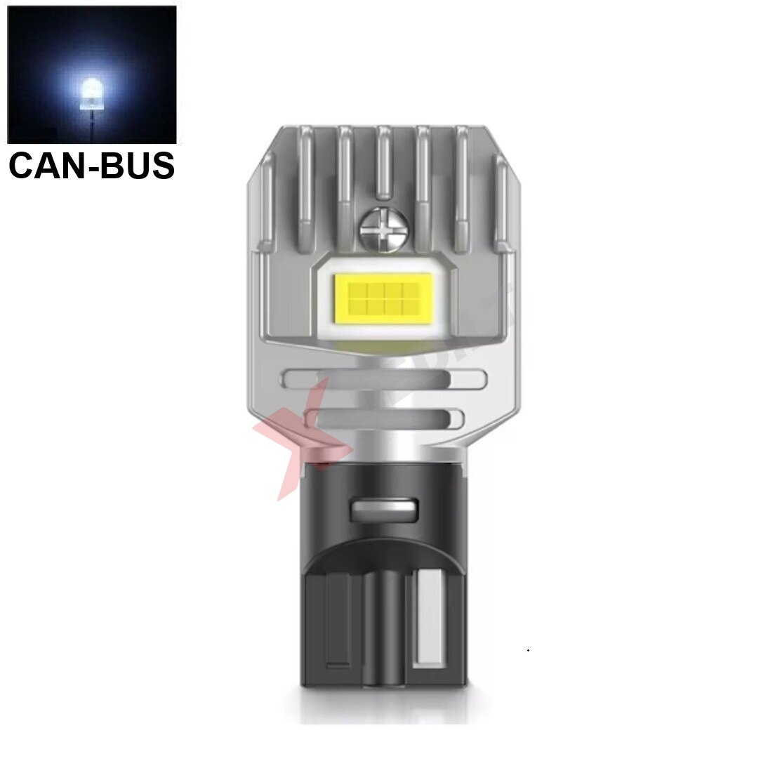 XLED +800% 1600LM CAN-BUS W16W 921 - T15 ZES 12 SMD LED 6000k balta lemputė į atbulinį žibintą XLED +800% 1600LM CAN-BUS W16W 921 - T15 ZES 12 SMD LED 6000k balta lemputė į atbulinį žibintą