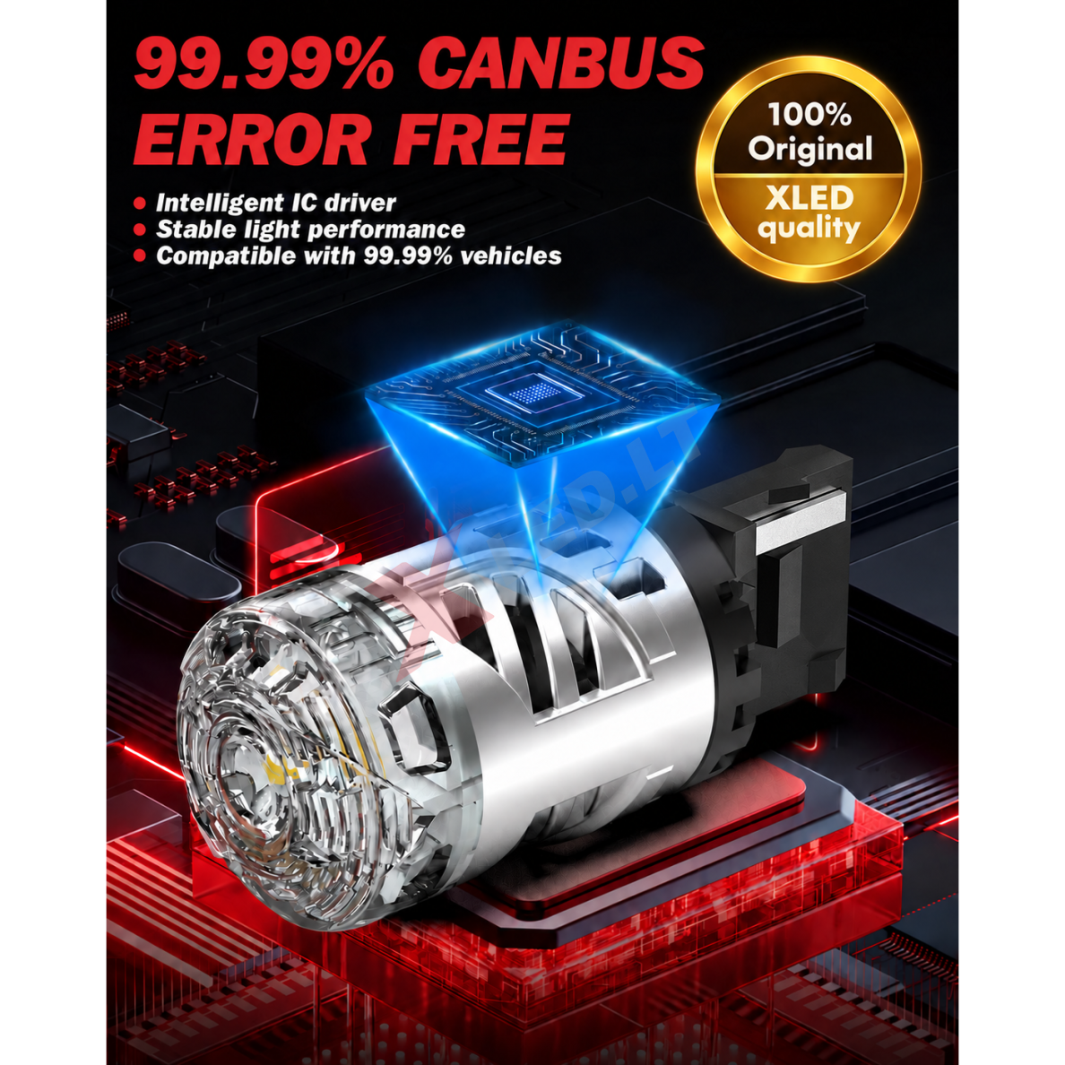 XLED W21W - 7440 SUPER LASER +800% X-TREME CAN-BUS LED lemputė į atbulinį ir DRL žibintą balta 6000K 11 XLED W21W - 7440 SUPER LASER +800% X-TREME CAN-BUS LED lemputė į atbulinį ir DRL žibintą balta 6000K 11