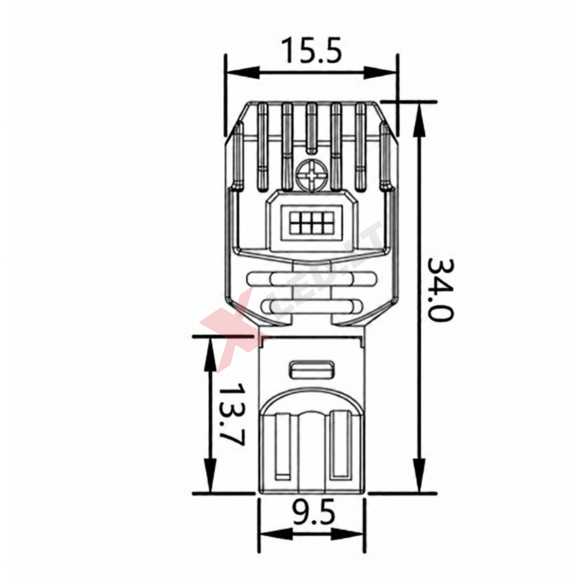 XLED +800% 1600LM CAN-BUS W16W 921 - T15 ZES 12 SMD LED 6000k balta lemputė į atbulinį žibintą 9 XLED +800% 1600LM CAN-BUS W16W 921 - T15 ZES 12 SMD LED 6000k balta lemputė į atbulinį žibintą 9