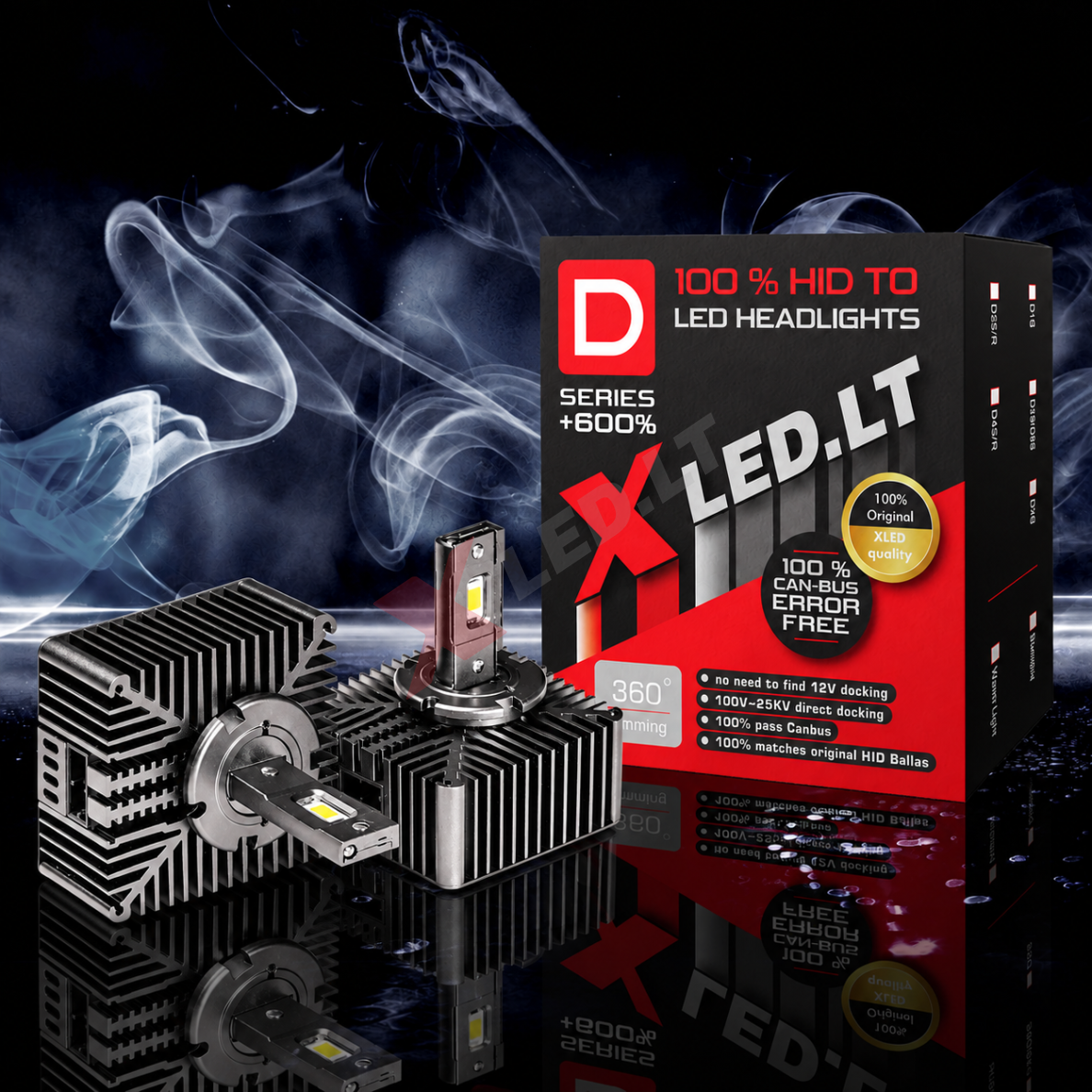 XLED D5S CAN-BUS +600% LED sistema 12V-24V 2x13000LM