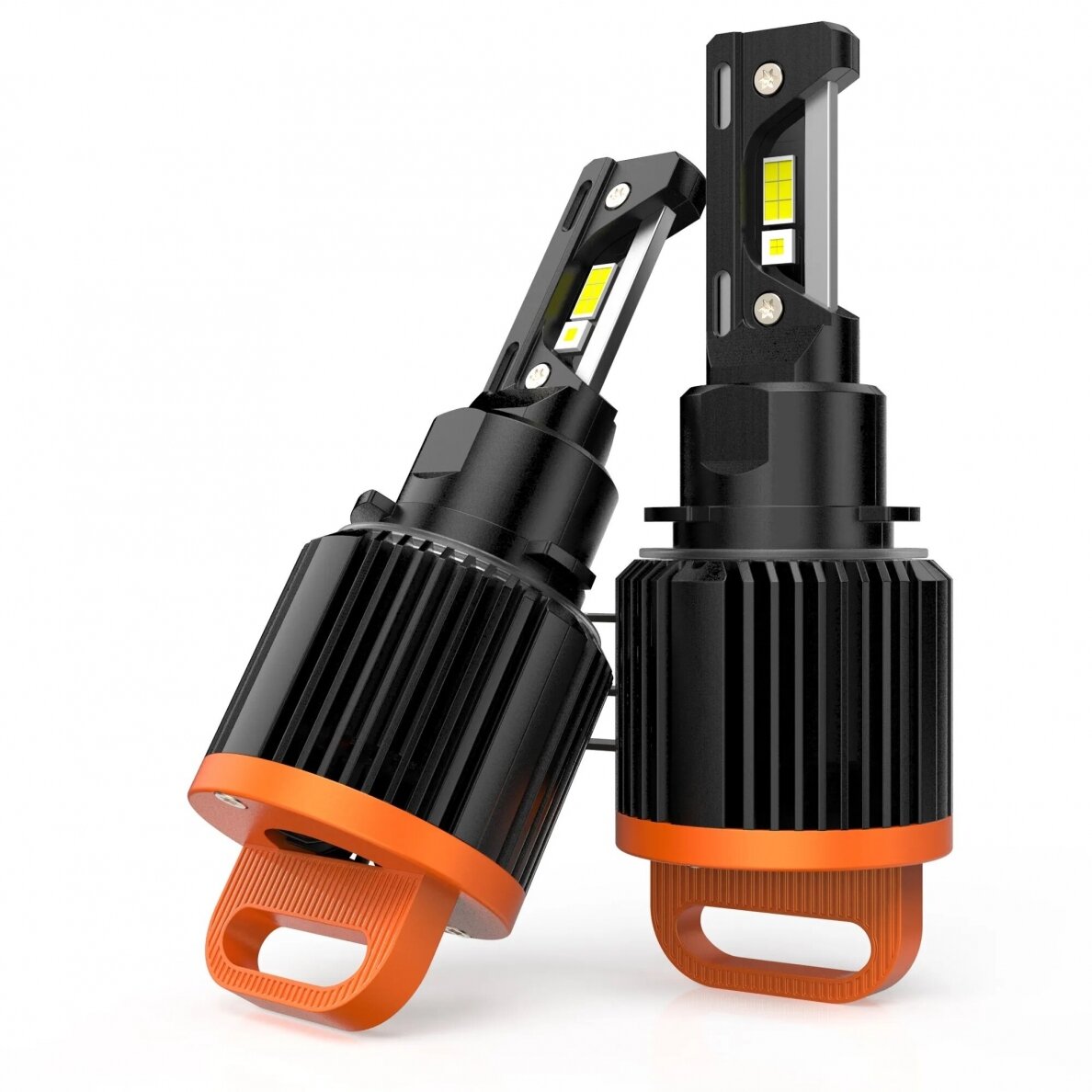 XLED H15 MINI CAN-BUS ZES +300% LED lemputės 12V-24V 6000LM 4 XLED H15 MINI CAN-BUS ZES +300% LED lemputės 12V-24V 6000LM 4