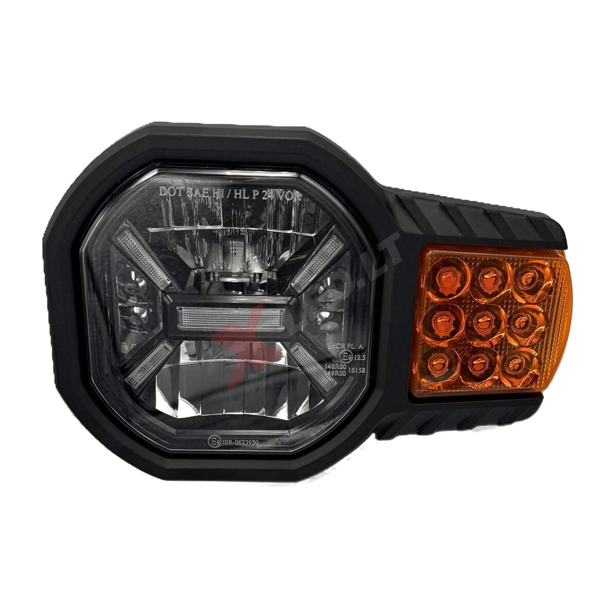 XLED priekinis sertifikuotas žibintas LED x 4 funkcijų 9-32V - dešinė 5