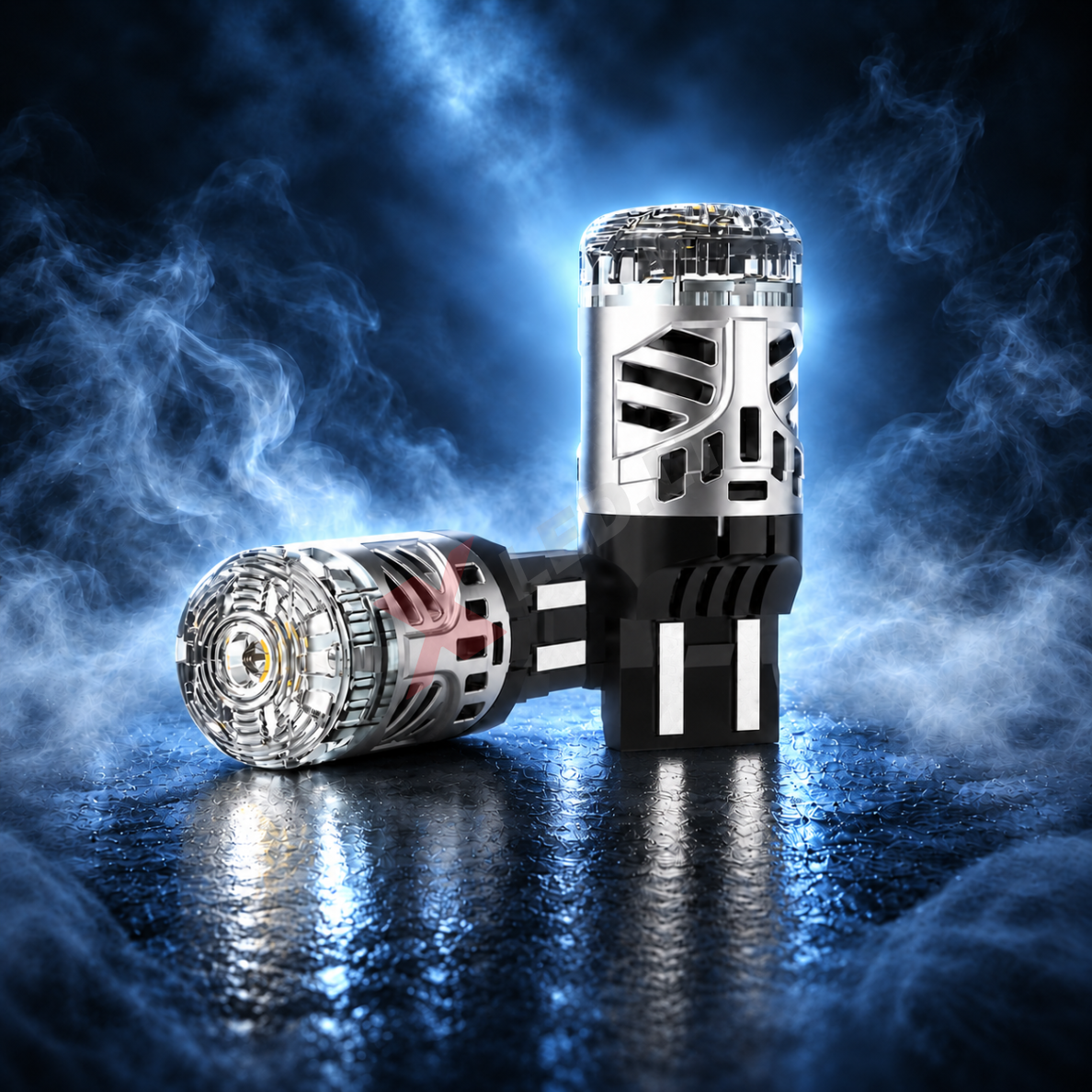 XLED W21/5W - 7443 SUPER LASER +800% X-TREME CAN-BUS LED lemputė į dienos DRL žibintą balta 6000K 2 XLED W21/5W - 7443 SUPER LASER +800% X-TREME CAN-BUS LED lemputė į dienos DRL žibintą balta 6000K 2