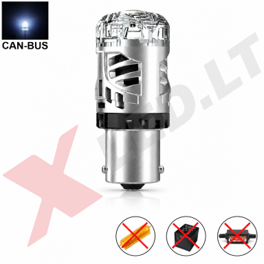XLED P21W - BA15S SUPER LASER +800% X-TREME CAN-BUS LED lemputė į atbulinį ir DRL žibintą balta 6000K XLED P21W - BA15S SUPER LASER +800% X-TREME CAN-BUS LED lemputė į atbulinį ir DRL žibintą balta 6000K