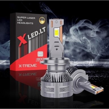 XLED SUPER LASER +600% X-TREME XENON perdarymui į LED lemputes D1S D2S D3S D4S CAN-BUS ZES 12V-24V 2x13000LM XLED SUPER LASER +600% X-TREME XENON perdarymui į LED lemputes D1S D2S D3S D4S CAN-BUS ZES 12V-24V 2x13000LM