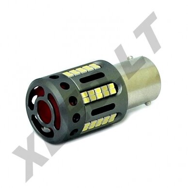 XLED 100% CAN-BUS P21/5W-BAY15D ZES LED 6000k balta lemputė į DRL ir gabaritinį žibintą 1
