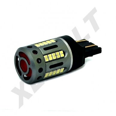 XLED 100% CAN-BUS W21/5W-7443 ZES LED 6000k balta lemputė į DRL žibintą 1