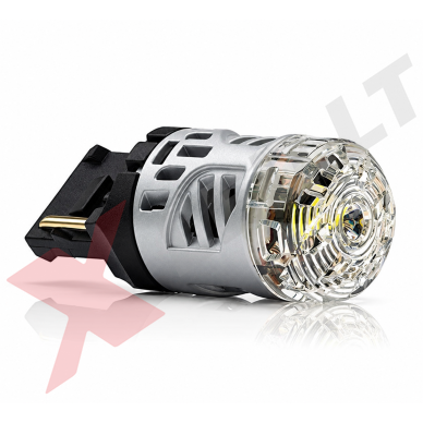 XLED W21W - 7440 SUPER LASER +800% X-TREME CAN-BUS LED lemputė į atbulinį ir DRL žibintą balta 6000K 5