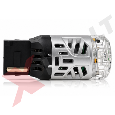 XLED W21W - 7440 SUPER LASER +800% X-TREME CAN-BUS LED lemputė į atbulinį ir DRL žibintą balta 6000K 7