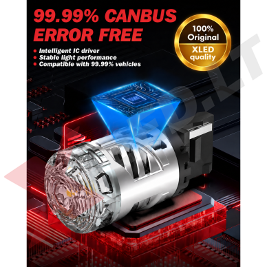 XLED W21W - 7440 SUPER LASER +800% X-TREME CAN-BUS LED lemputė į atbulinį ir DRL žibintą balta 6000K 11