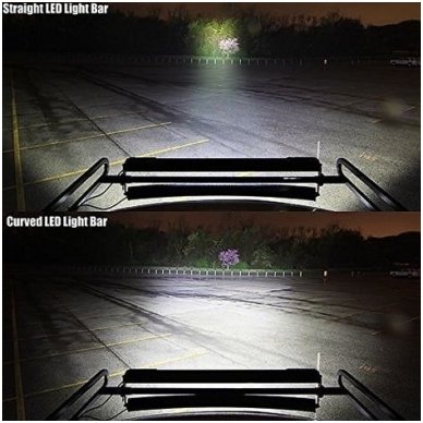 XLED 120W lenktas LED BAR žibintas šoninio tvirtinimo COMBO 56cm 12 XLED 120W lenktas LED BAR žibintas šoninio tvirtinimo COMBO 56cm 12