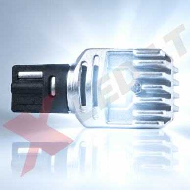 XLED +800% 1600LM CAN-BUS W16W 921 - T15 ZES 12 SMD LED 6000k balta lemputė į atbulinį žibintą 2