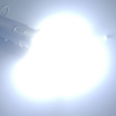 XLED +800% 1800LM CAN-BUS P21W-BA15S ZES LED 6000k balta lemputė į atbulinį žibintą 8