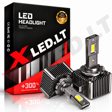 XLED D3S CAN-BUS +300% LED sistema 12V-24V 2x7000LM
