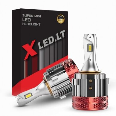 XLED H7 VW / MERCEDES CAN-BUS +300% LED sistema 12V-24V 2x6500LM